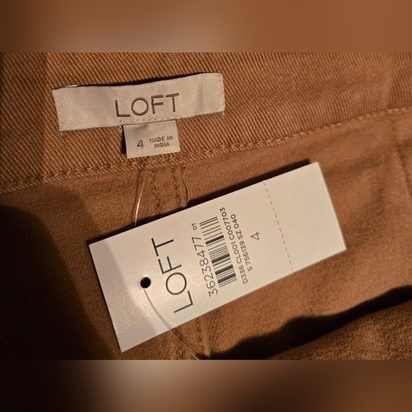 NWT | LOFT | Twill Cargo Wrap Skirt | Size: 4 | Color: Perfect Camel - Picture 6 of 7